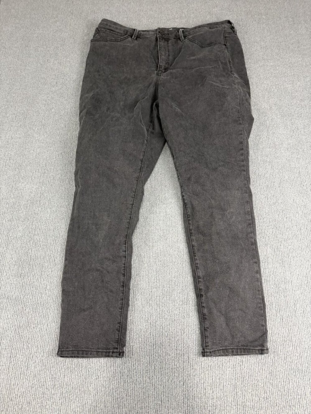Seven7 Womens Skinny Black Jeans Size 16